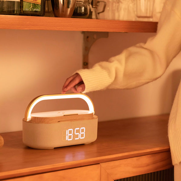 All-in-One Bluetooth Speaker and Clock