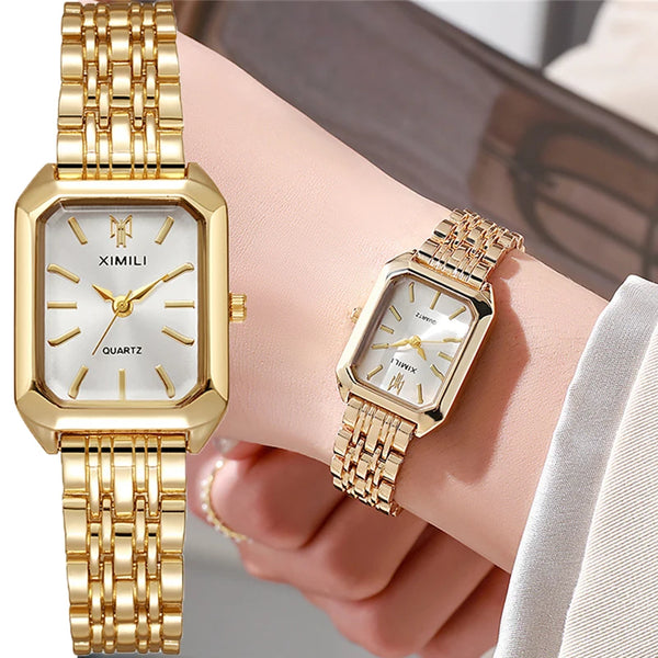 Golden Elegance Ladies Watch